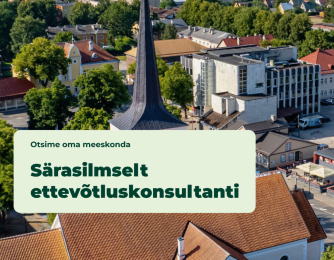 TÖÖKUULUTUS: ettevõtluskonsultant