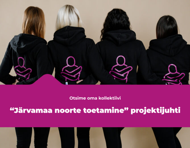 Töökuulutus: “Järvamaa noorte toetamine”  projektijuht