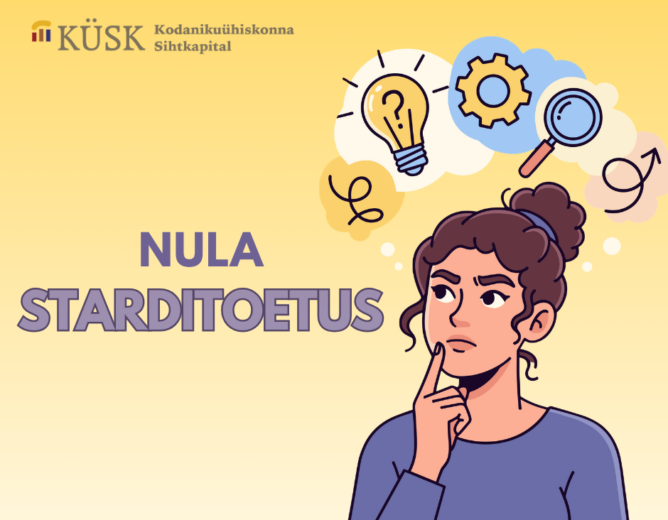 KÜSK avab NULA starditoetuse taotlusvooru 2026