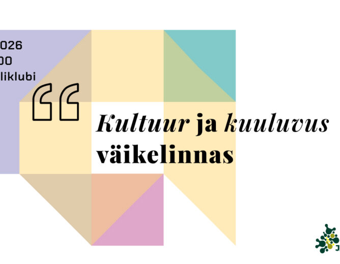 Tänavune Arvamusfestivali Järvamaa arutelu on „Kultuur ja kuuluvus väikelinnas“
